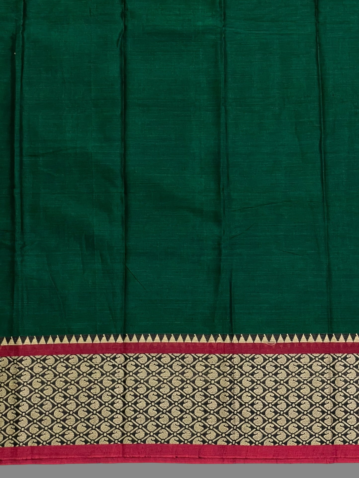 Narayanpet Green Cotton Saree CS278