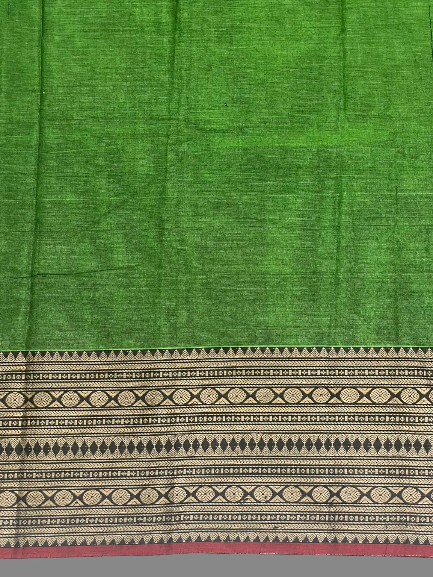 Narayanpet Green Cotton Saree CS287