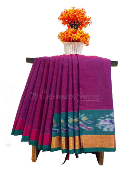 Narayanpet Magenta Cotton Saree CS294