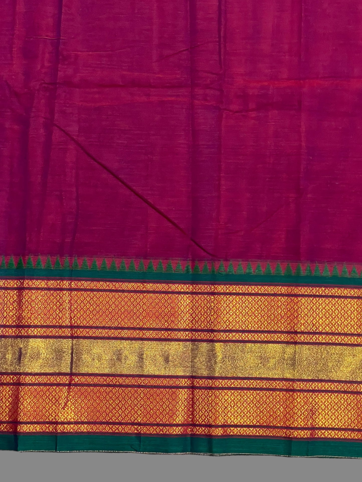 Narayanpet Magenta Cotton Saree CS300