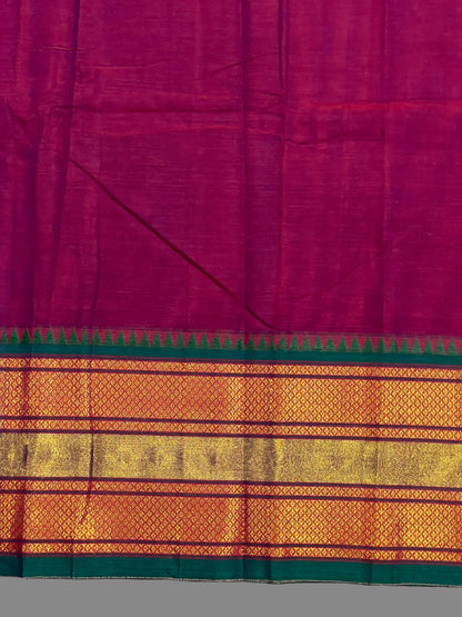 Narayanpet Magenta Cotton Saree CS300