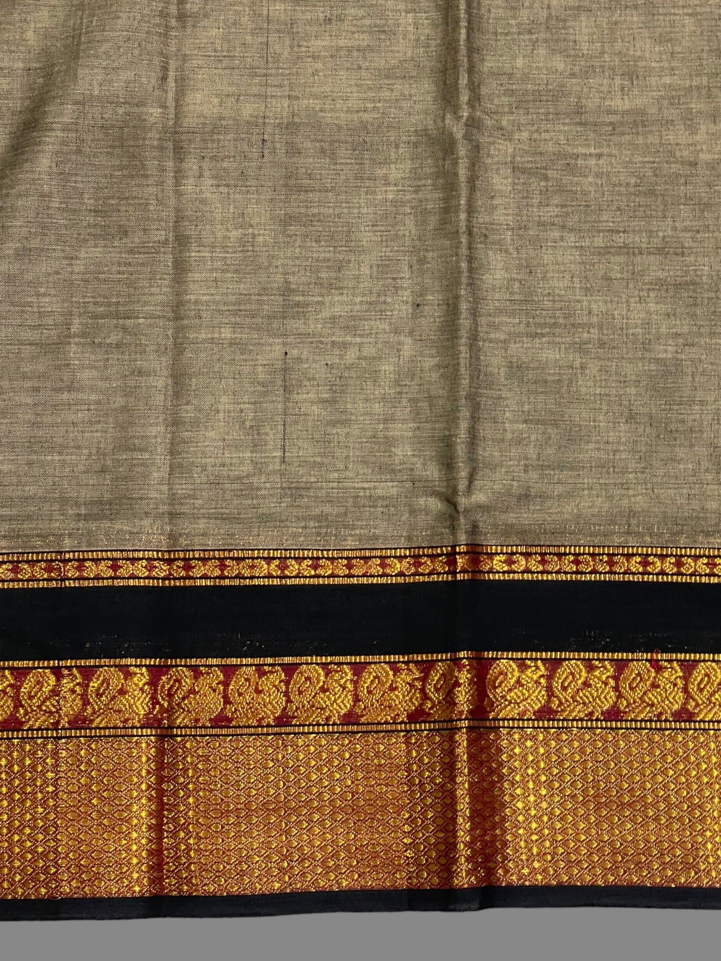 Narayanpet Grey Cotton Saree CS314