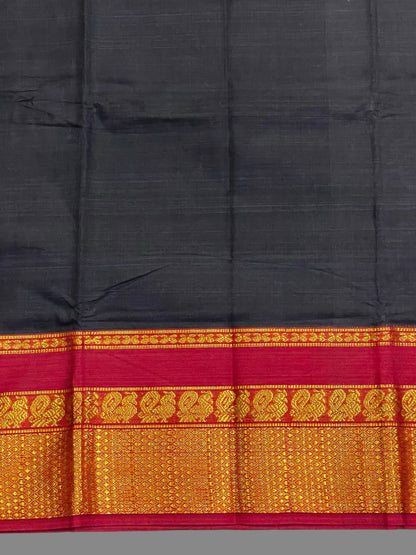 Narayanpet Black Cotton Saree CS316