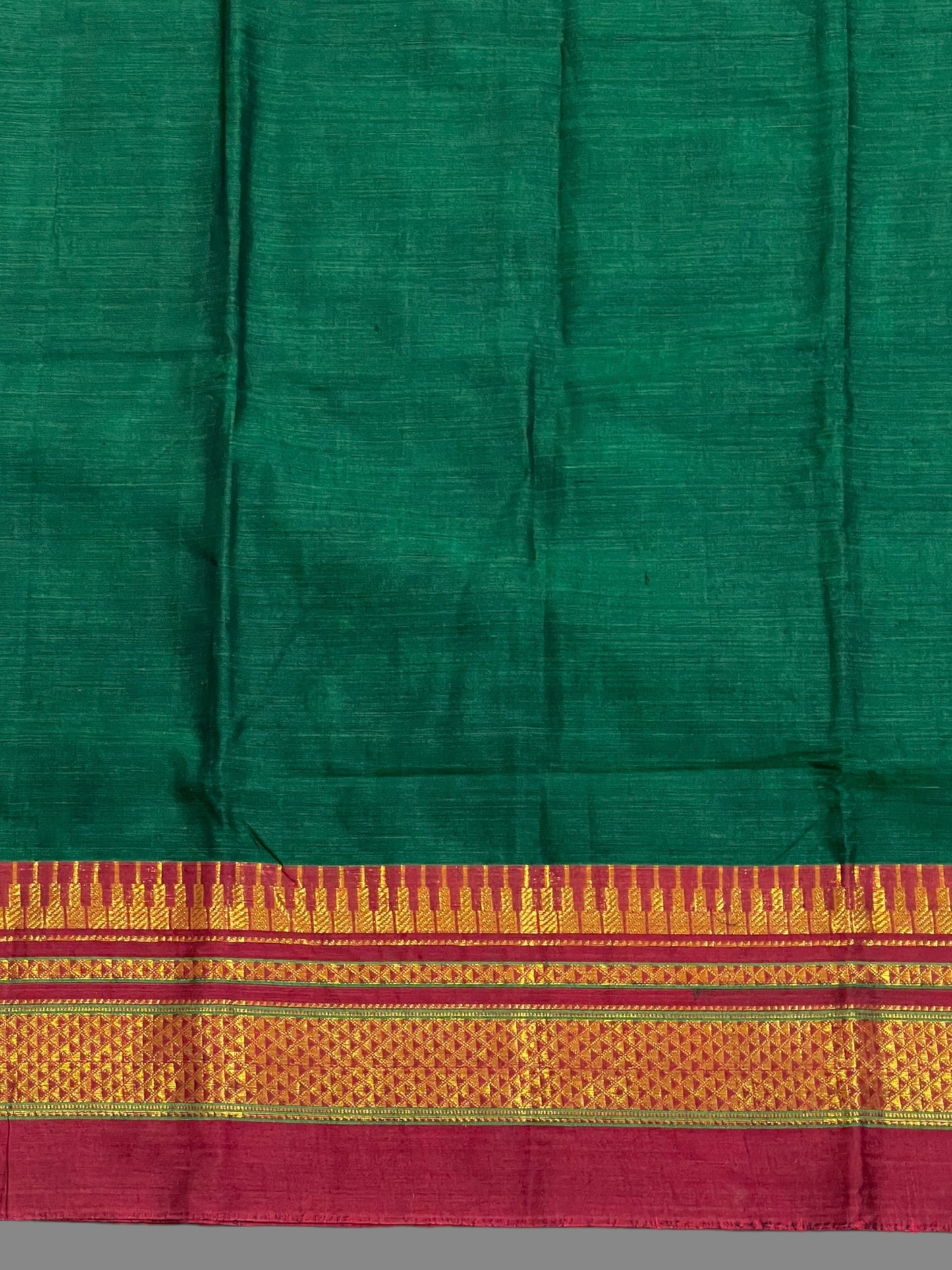 Narayanpet Green Cotton Saree CS308