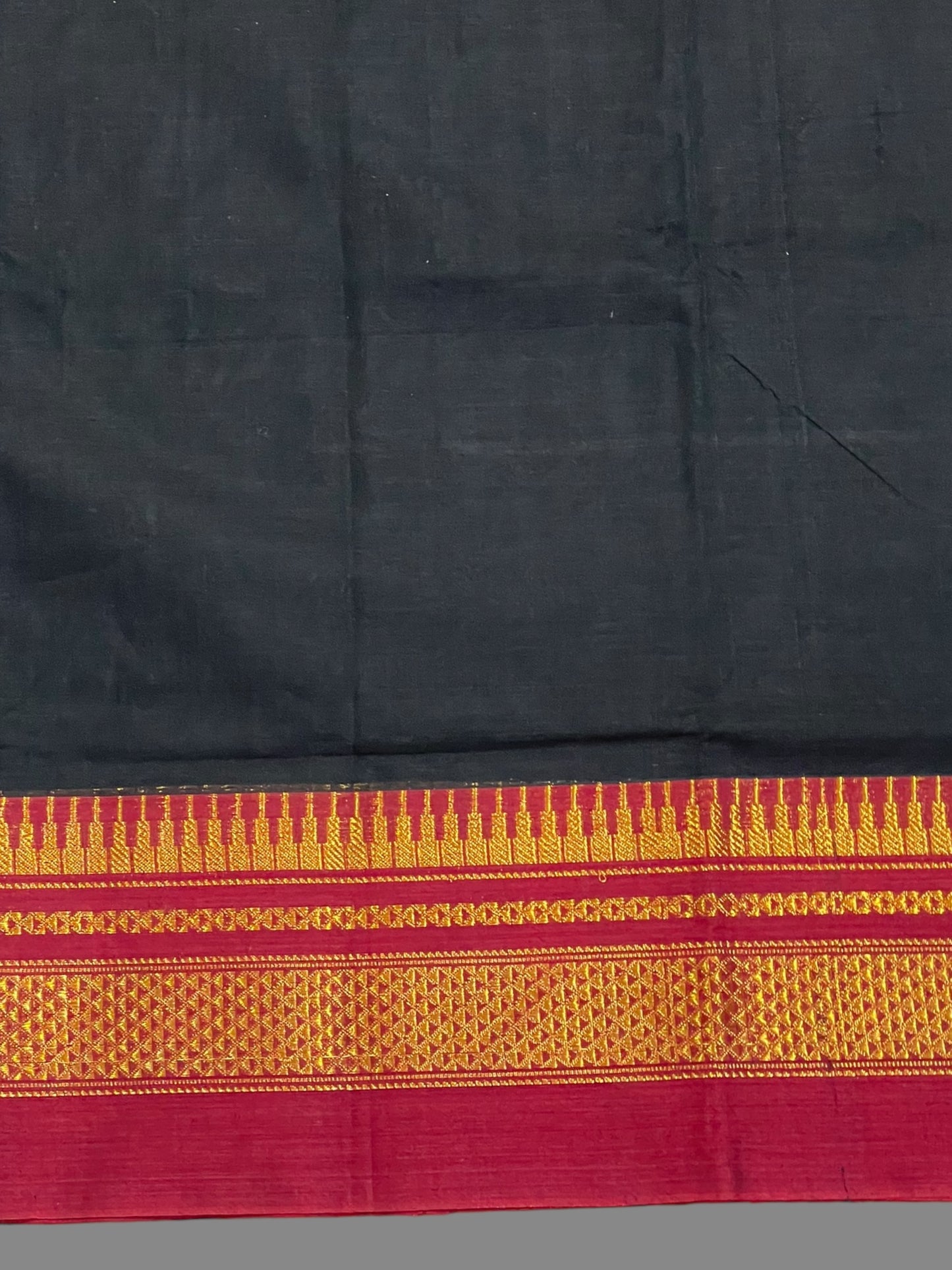 Narayanpet Black Cotton Saree CS309