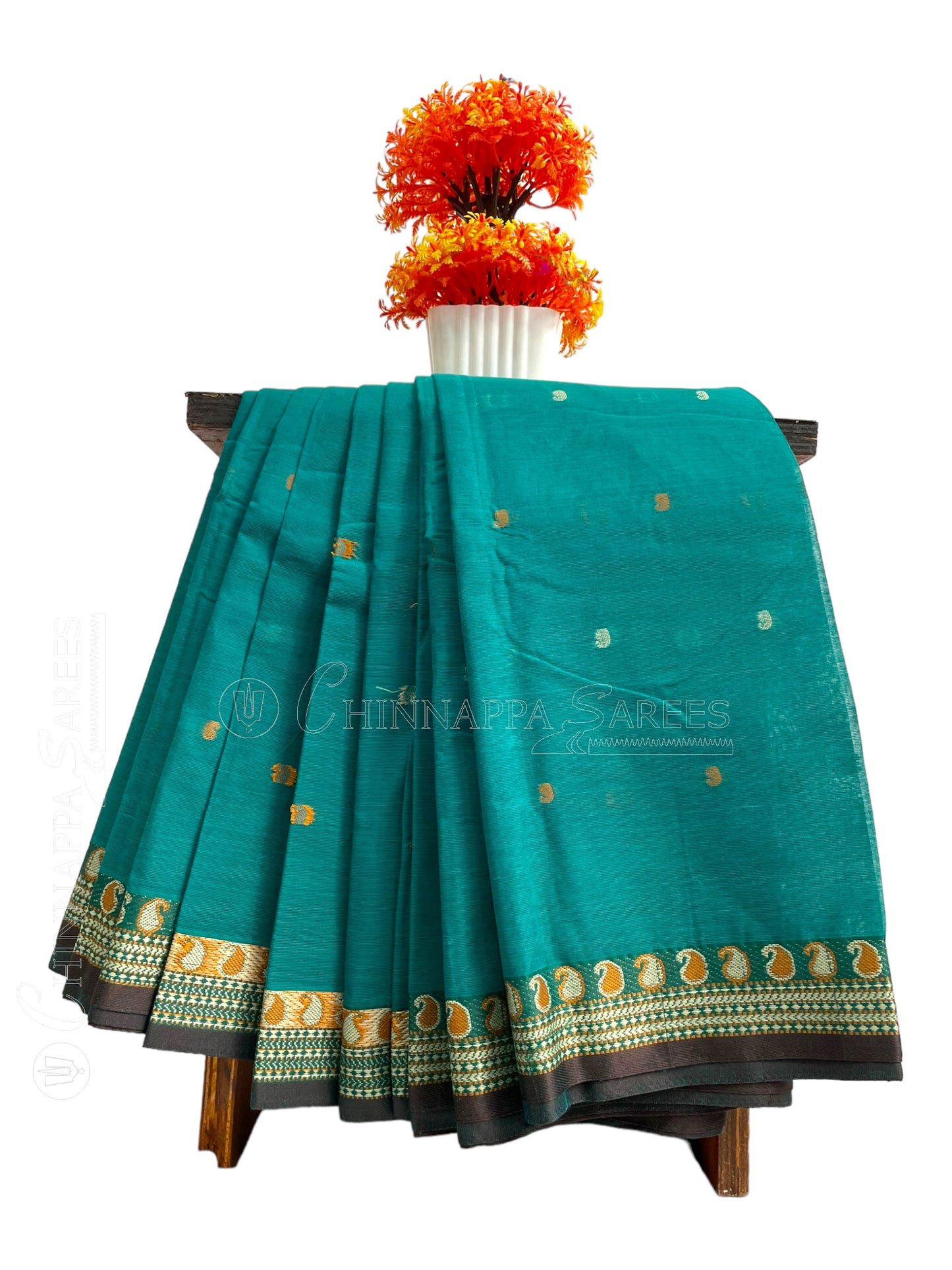 Bengali Sea Green Sarees