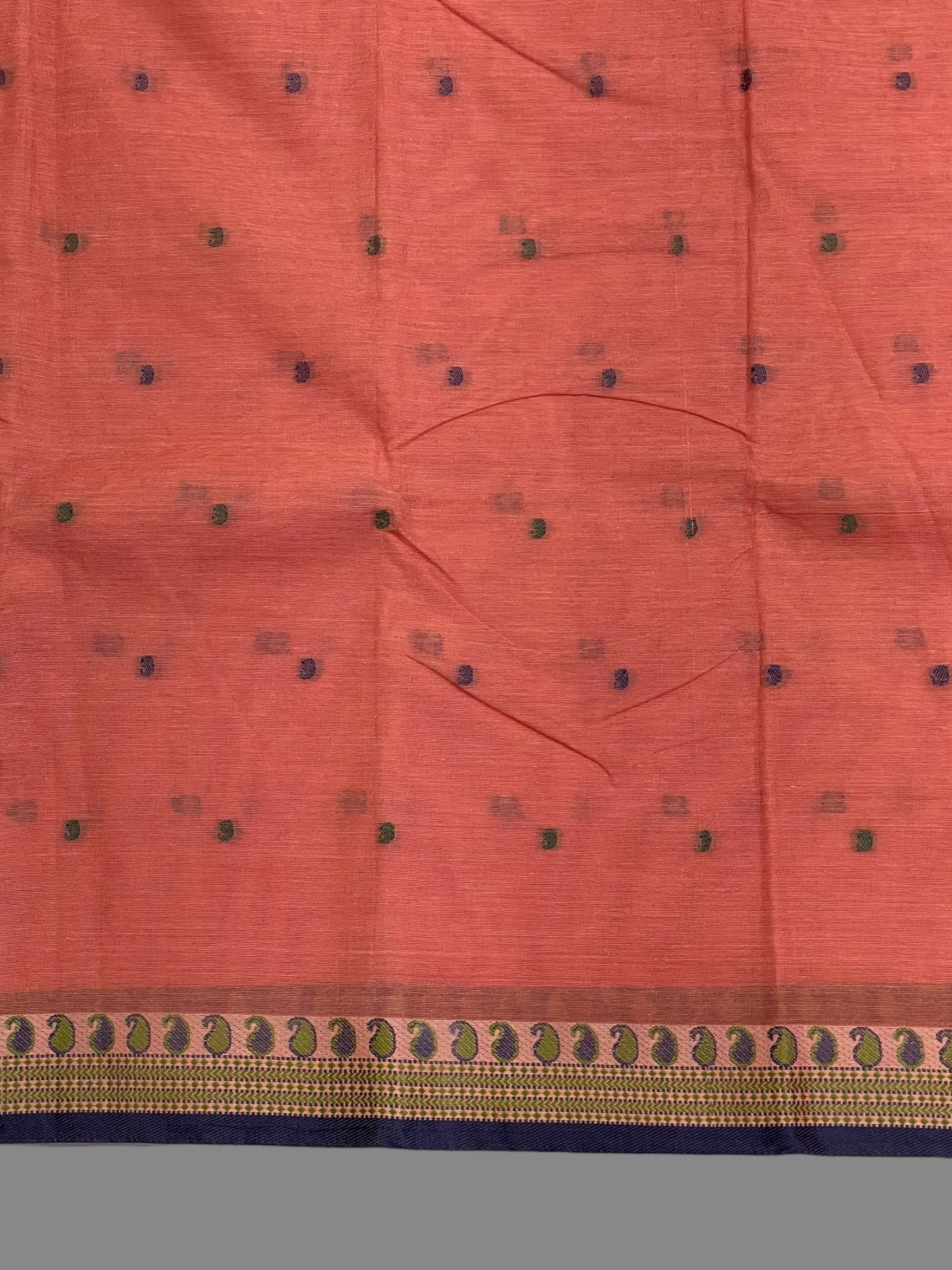 Bengali Peach Sarees