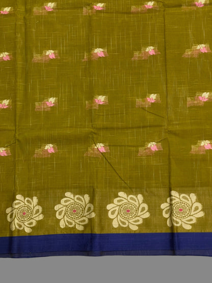 Bengali Mehendi Green Sarees