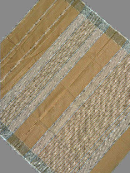 Lining Light Mustard Pure Cotton Sarees