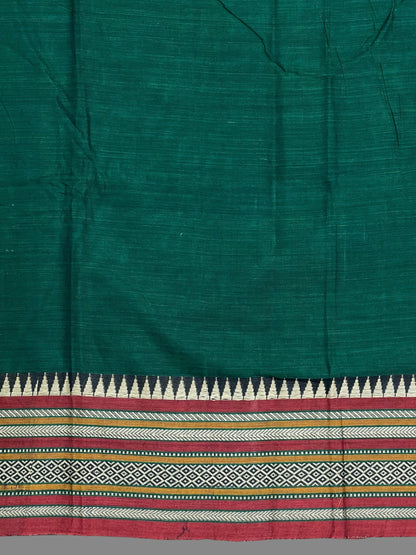 Narayanpet Saree Green Saree CS321