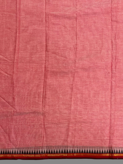 Narayanpet Light Pink Cotton Saree CS331