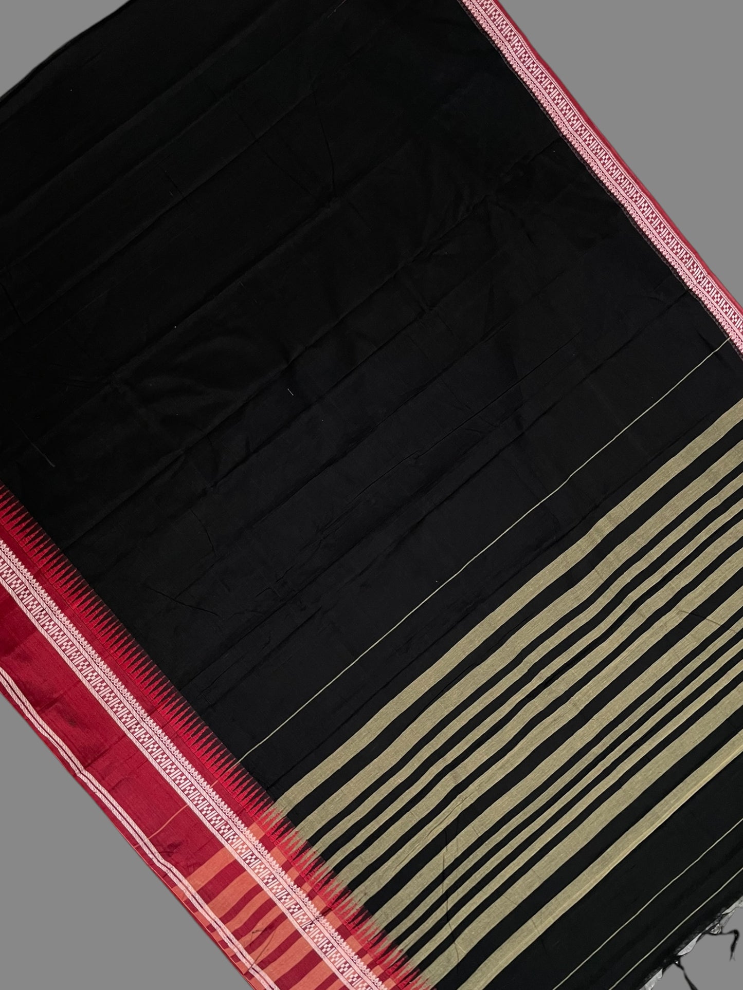 Narayanpet Black Cotton Saree CS336