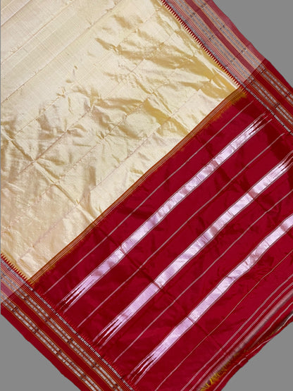 Narayanpet Plain Onion colour  pure Silk Saree