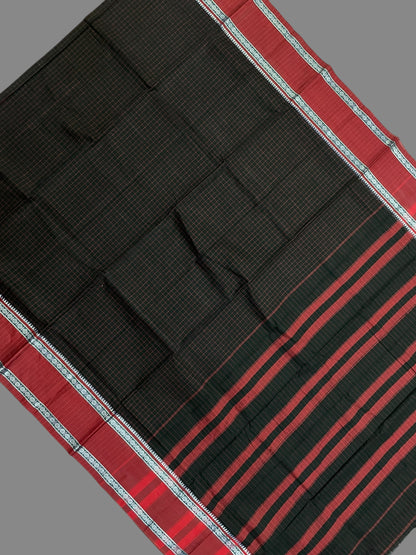 Narayanpet Black Cotton Saree CS244