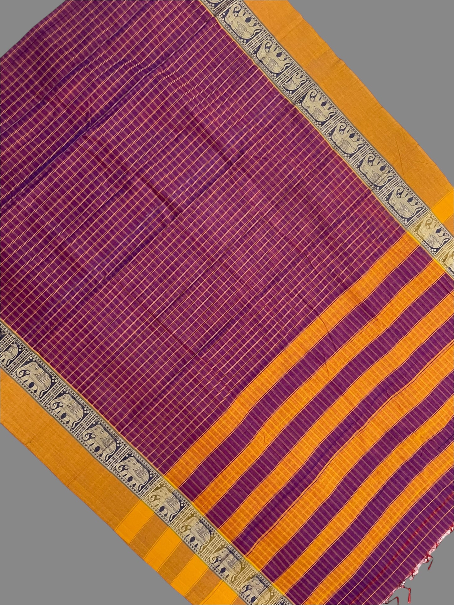 Narayanpet Magenta Cotton Saree CS224