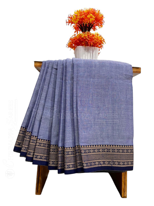 Narayanpet Lavender Cotton Saree CS385