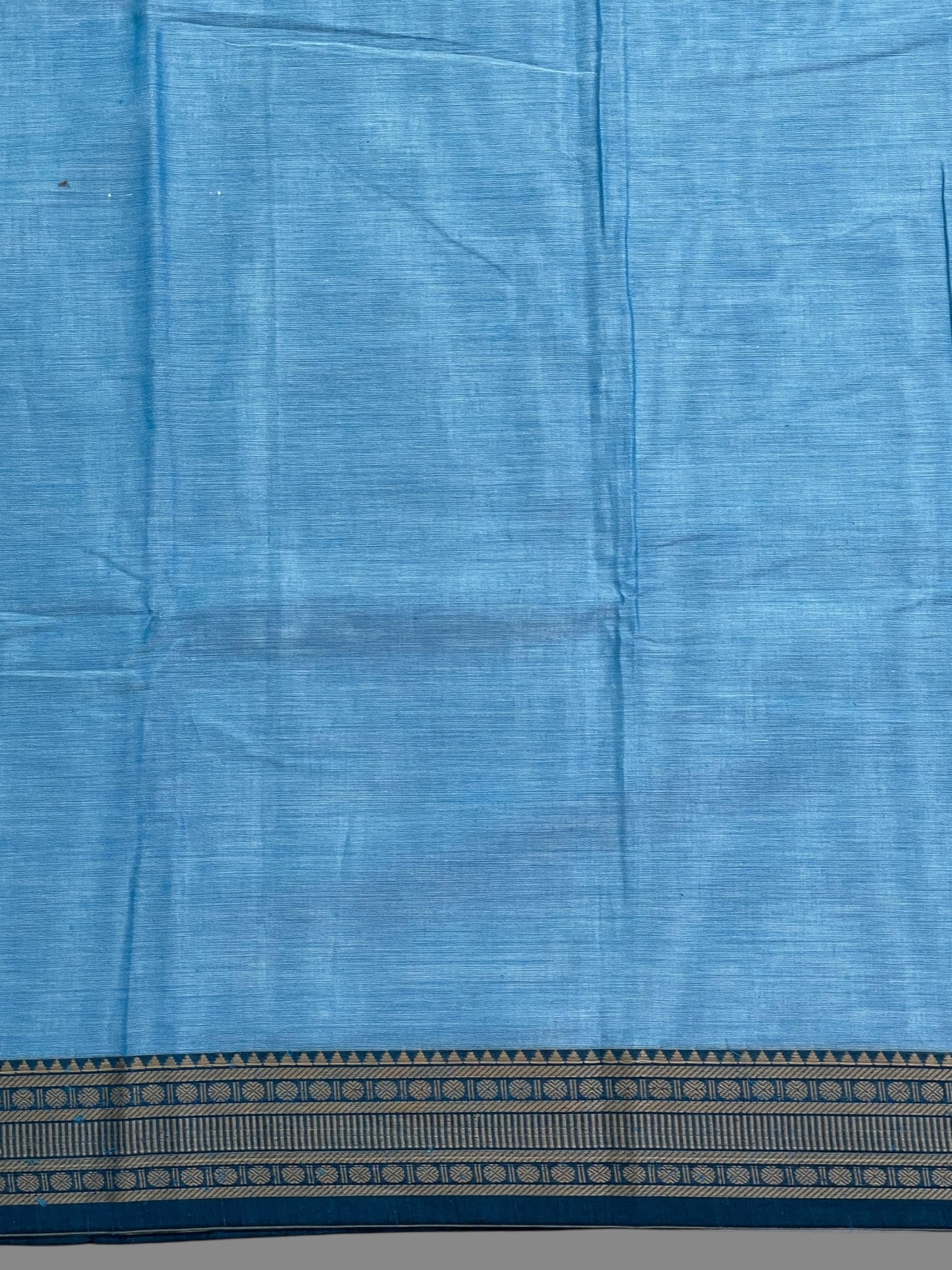 Narayanpet Blue Cotton Saree CS383