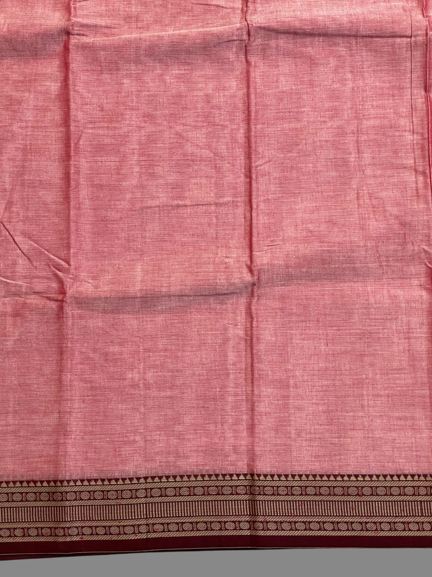 Narayanpet Pink Cotton Saree CS384