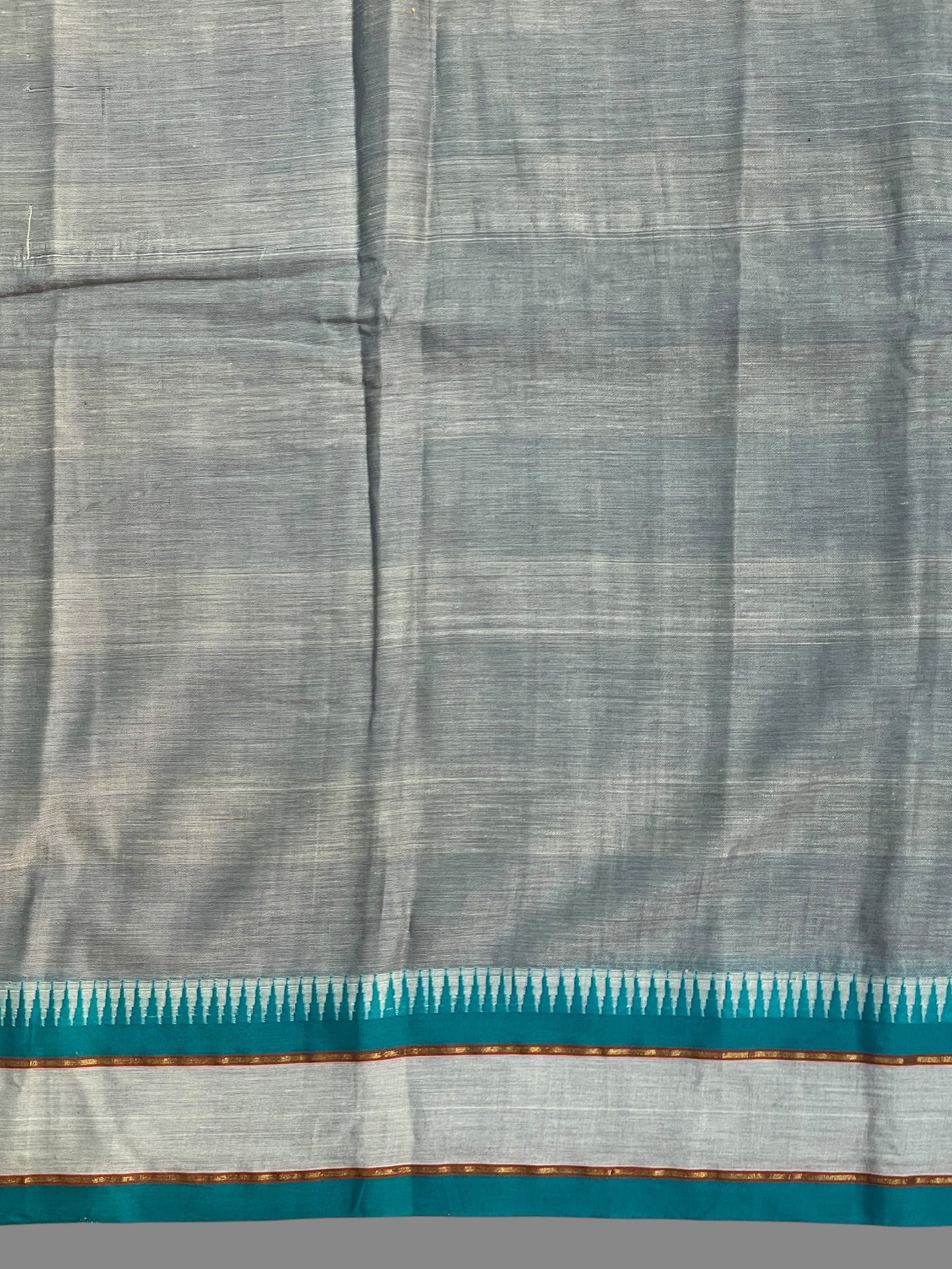 Narayanpet Grey Cotton Sarees CS436