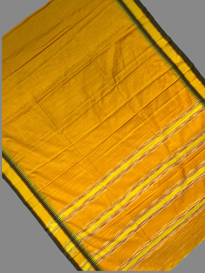 Narayanpet Yellow Cotton Sarees CS430