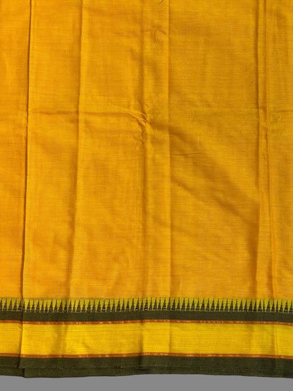 Narayanpet Yellow Cotton Sarees CS430