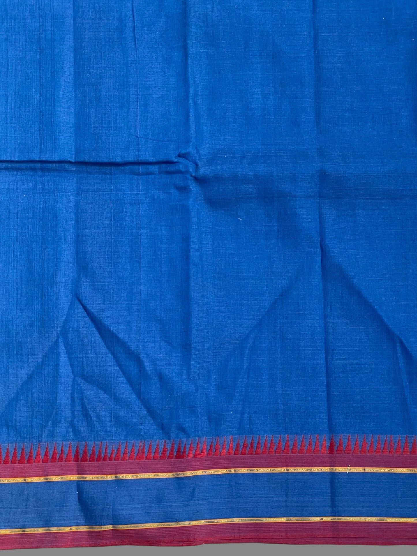 Narayanpet Navy Blue Cotton Sarees CS441