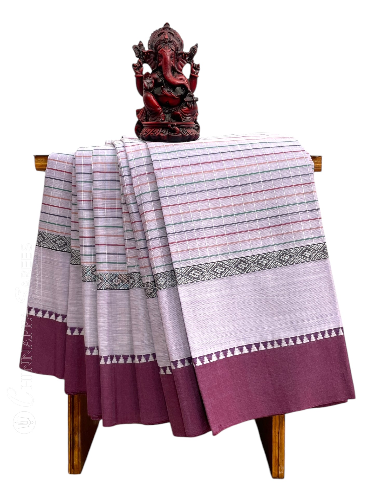 Narayanpet Light lavender Cotton Sarees CS452