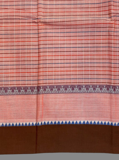 Narayanpet Light Pink Cotton Sarees CS464