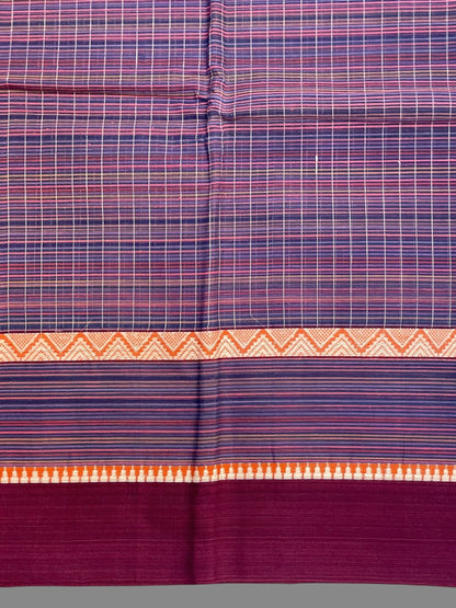 Narayanpet Purple Cotton Sarees CS454