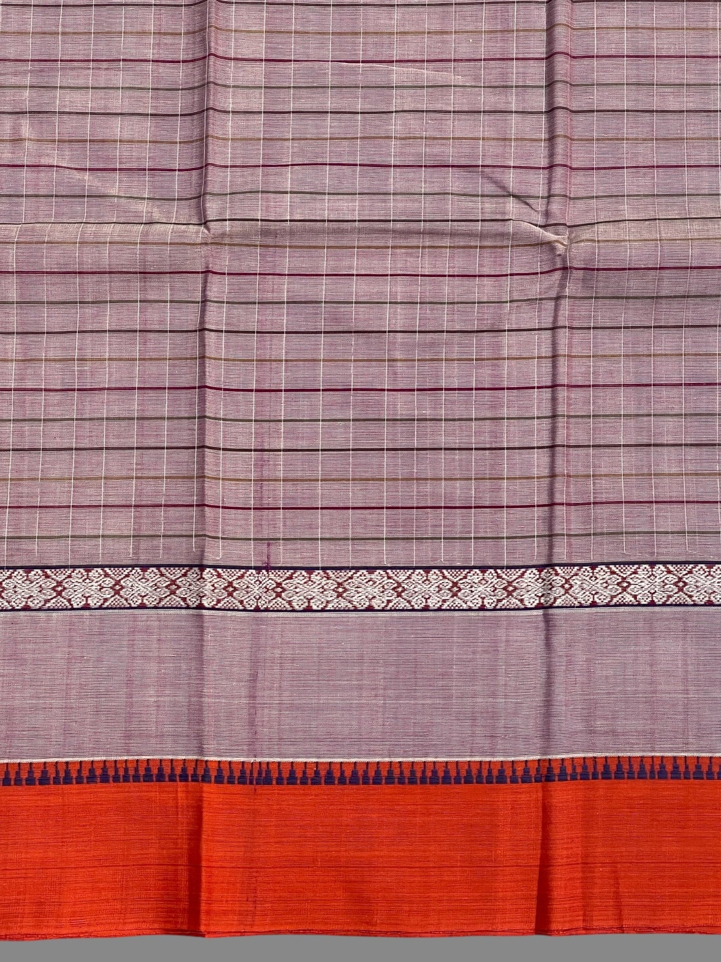 Narayanpet Light Violet Cotton Sarees CS458