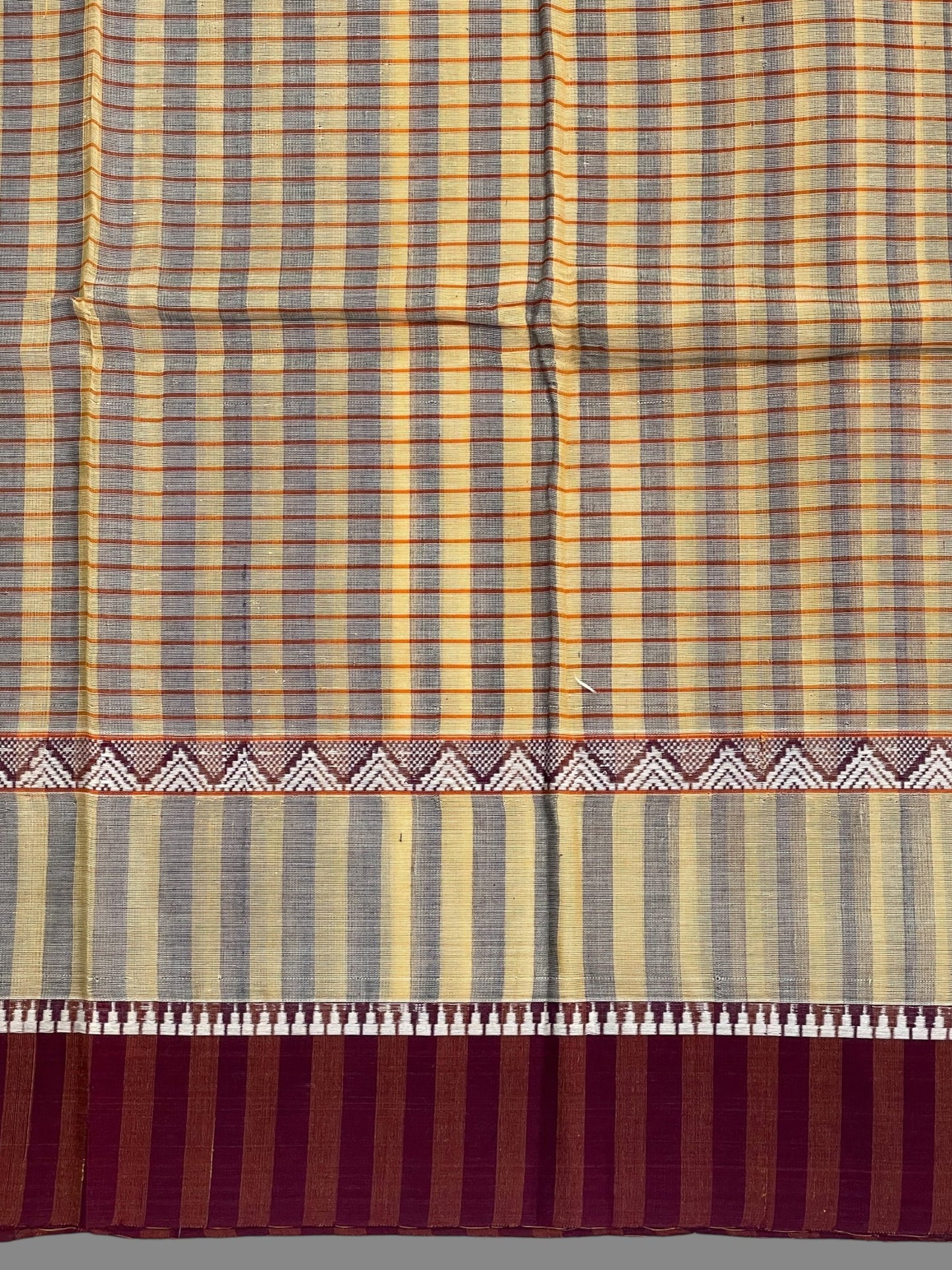 Narayanpet Light Yellow Cotton Sarees CS453