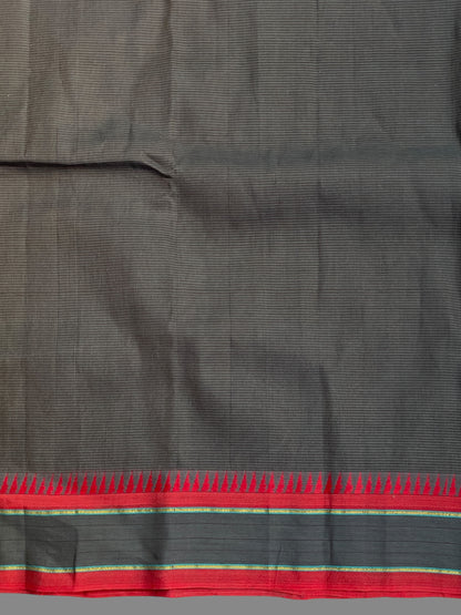 Narayanpet Black Cotton Sarees CS447