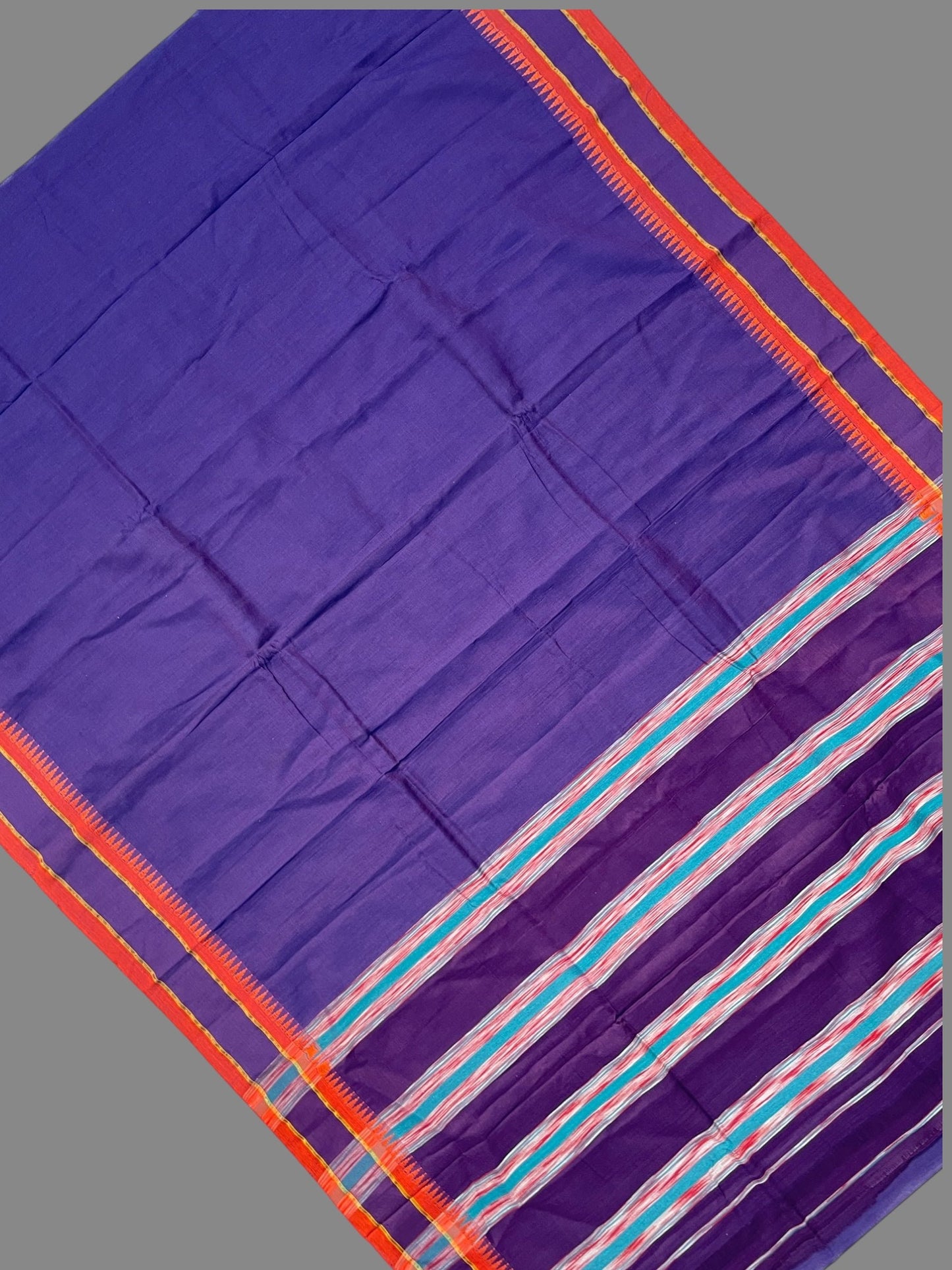 Narayanpet Violet Cotton Sarees CS443