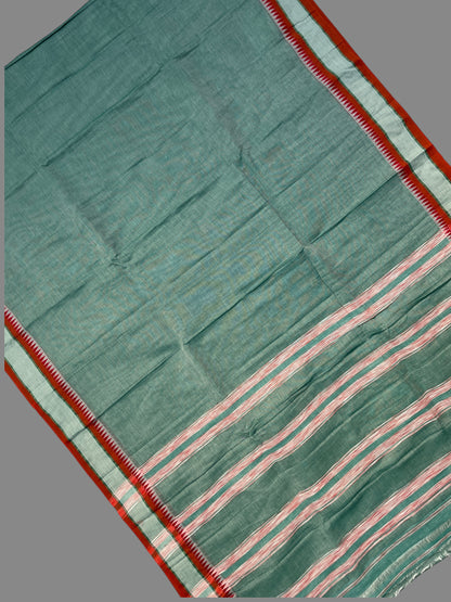 Narayanpet Pista Green Cotton Sarees CS467