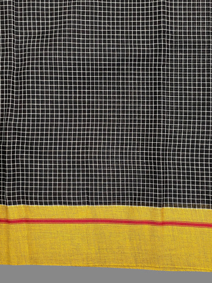 Narayanpet Black Cotton Saree CS479