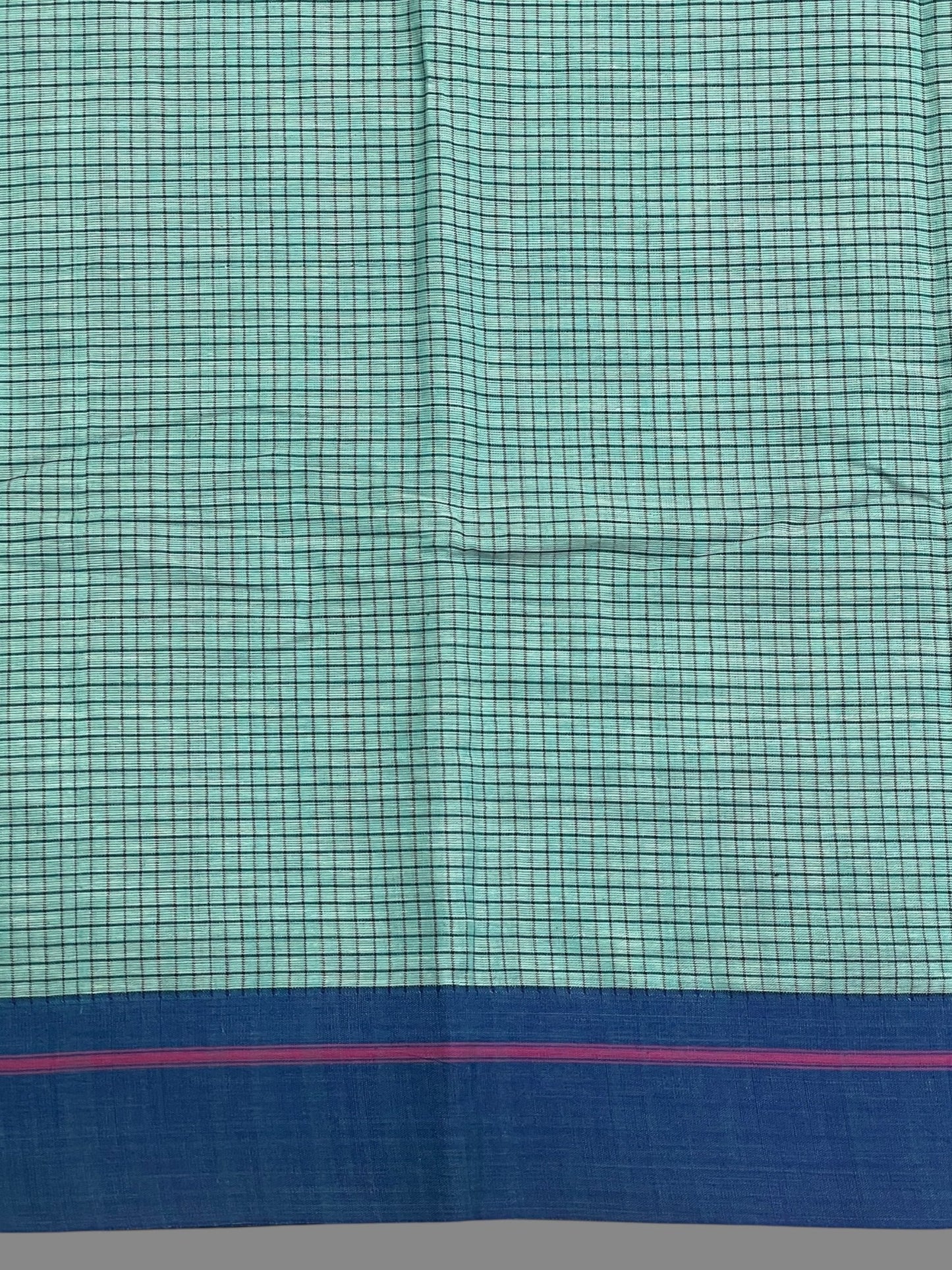 Narayanpet Light Rama Green Cotton Saree CS471