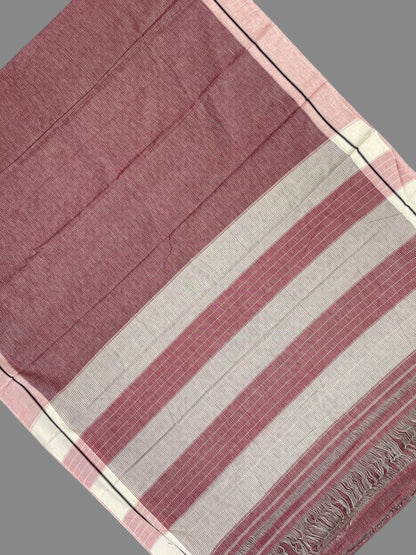 Narayanpet Light Pink Cotton Saree CS471