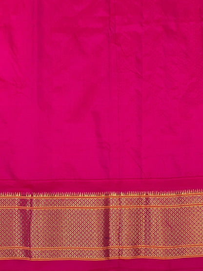 Paithani Light Pink Pure Silk Saree