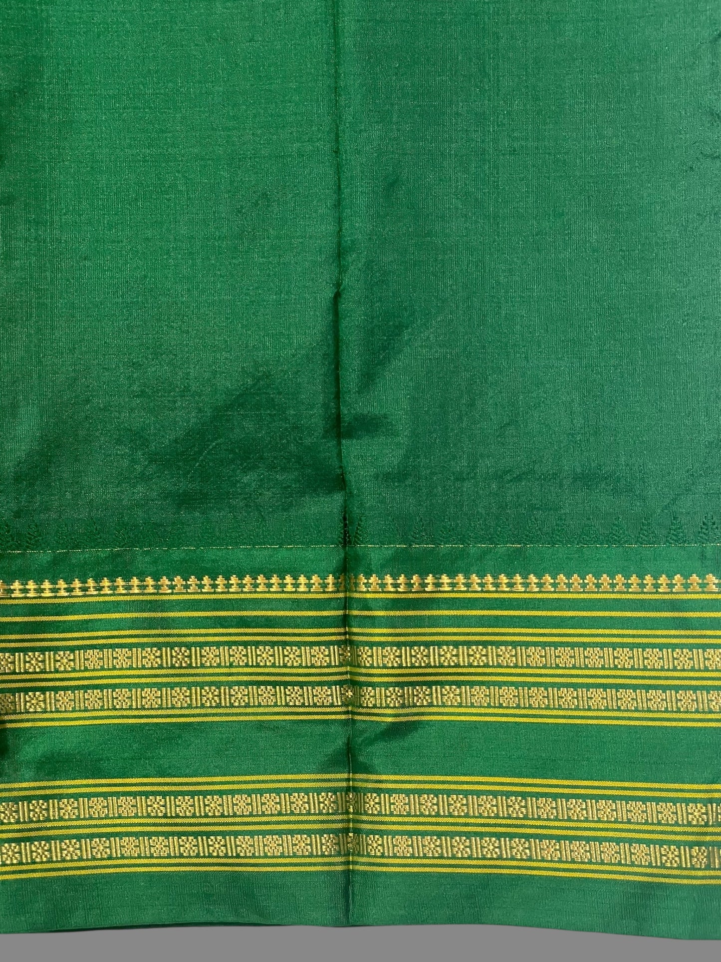 Narayanpet checks Lemon Yellow  Pure Silk Saree