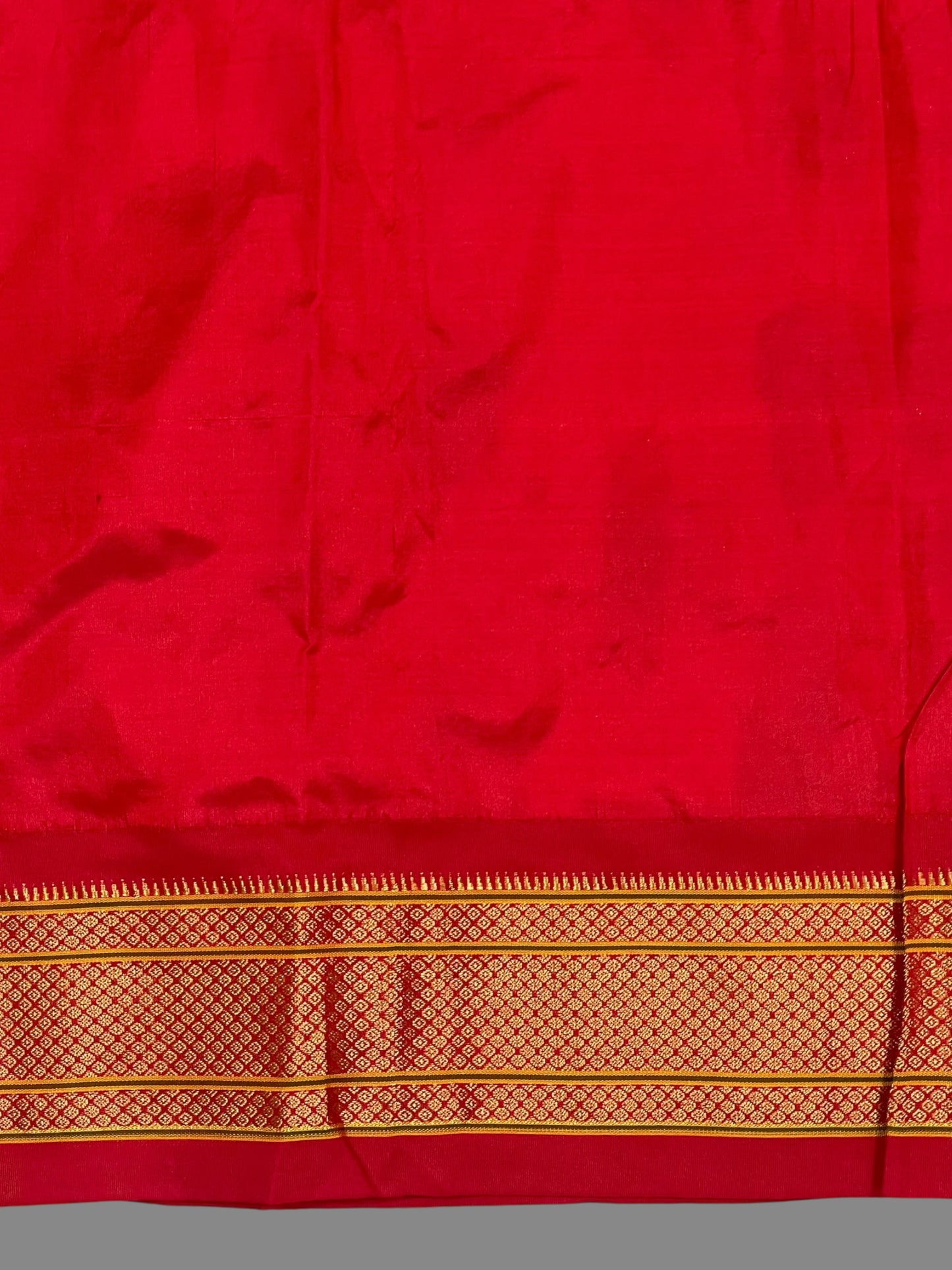 Pure Paithani  Dark Blue Silk Saree