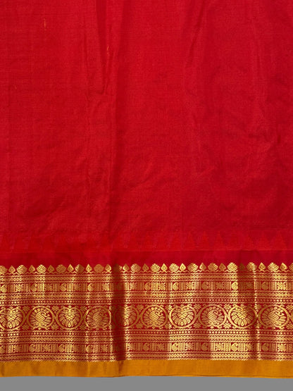 Bridal Big Checks Butta Royal Blue Pure Silk Sarees