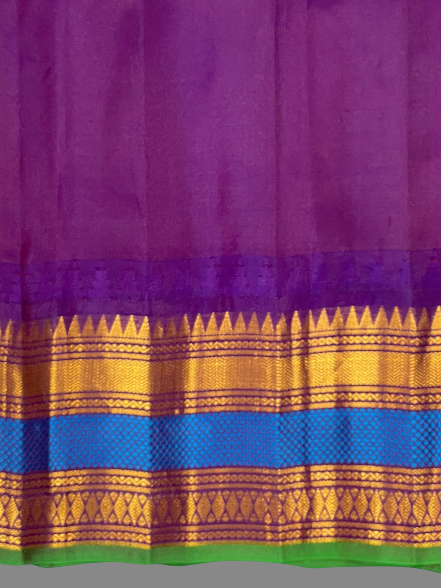 Venkat Giri Checks Yellow Pure Silk Saree