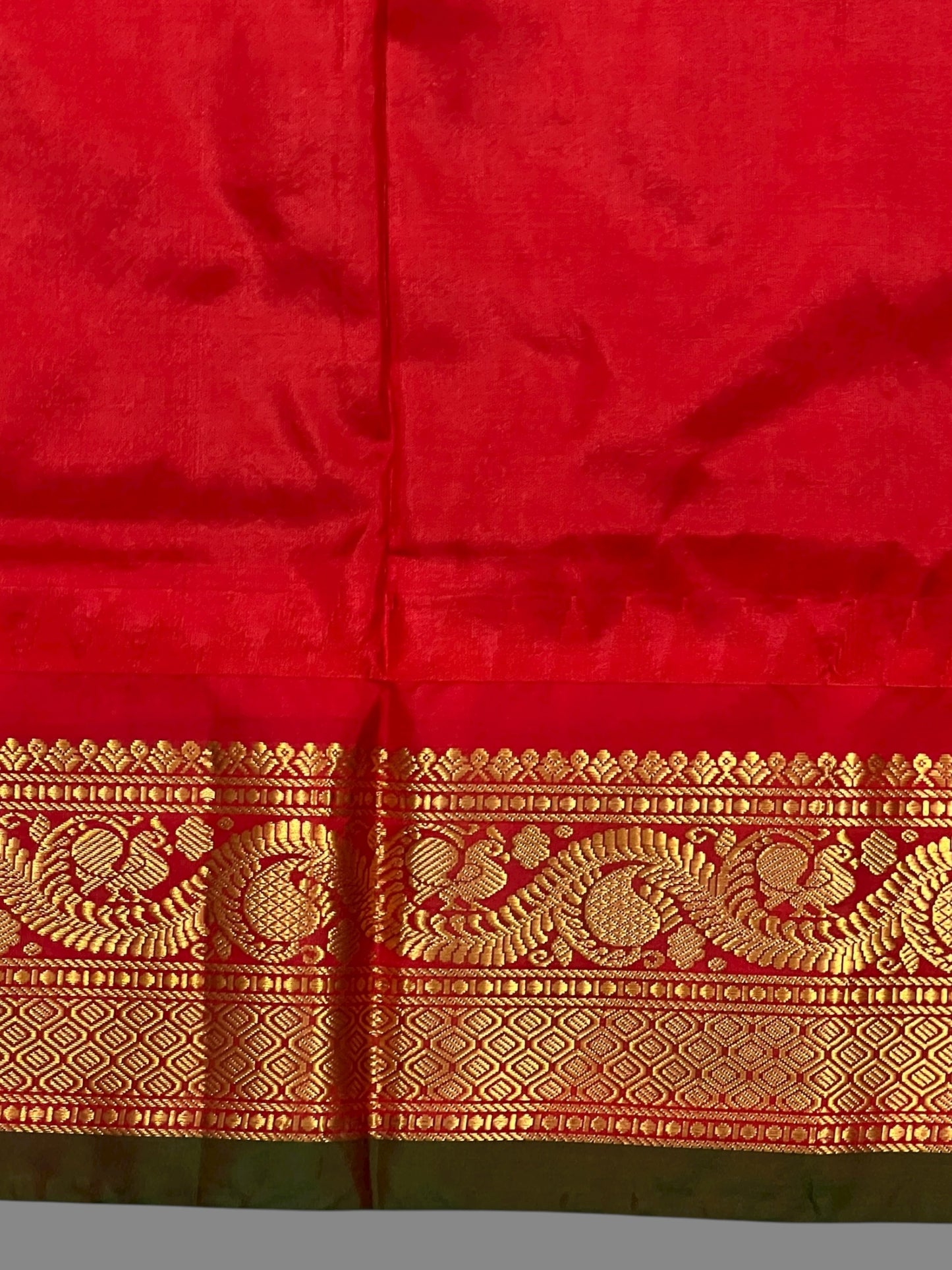 Shilpi  Border Blue Pure Silk Saree