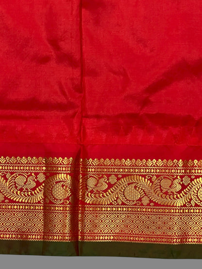Shilpi  Border Blue Pure Silk Saree