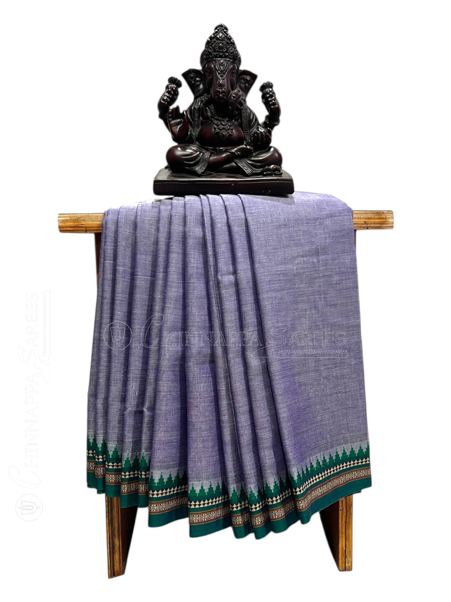 Narayanpet Light Lavender Cotton Saree CS469