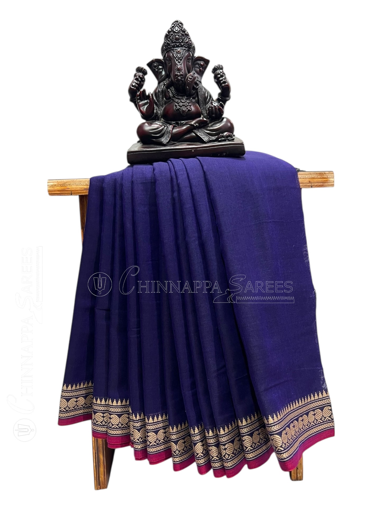 Narayanpet Violet Cotton Sarees CS493