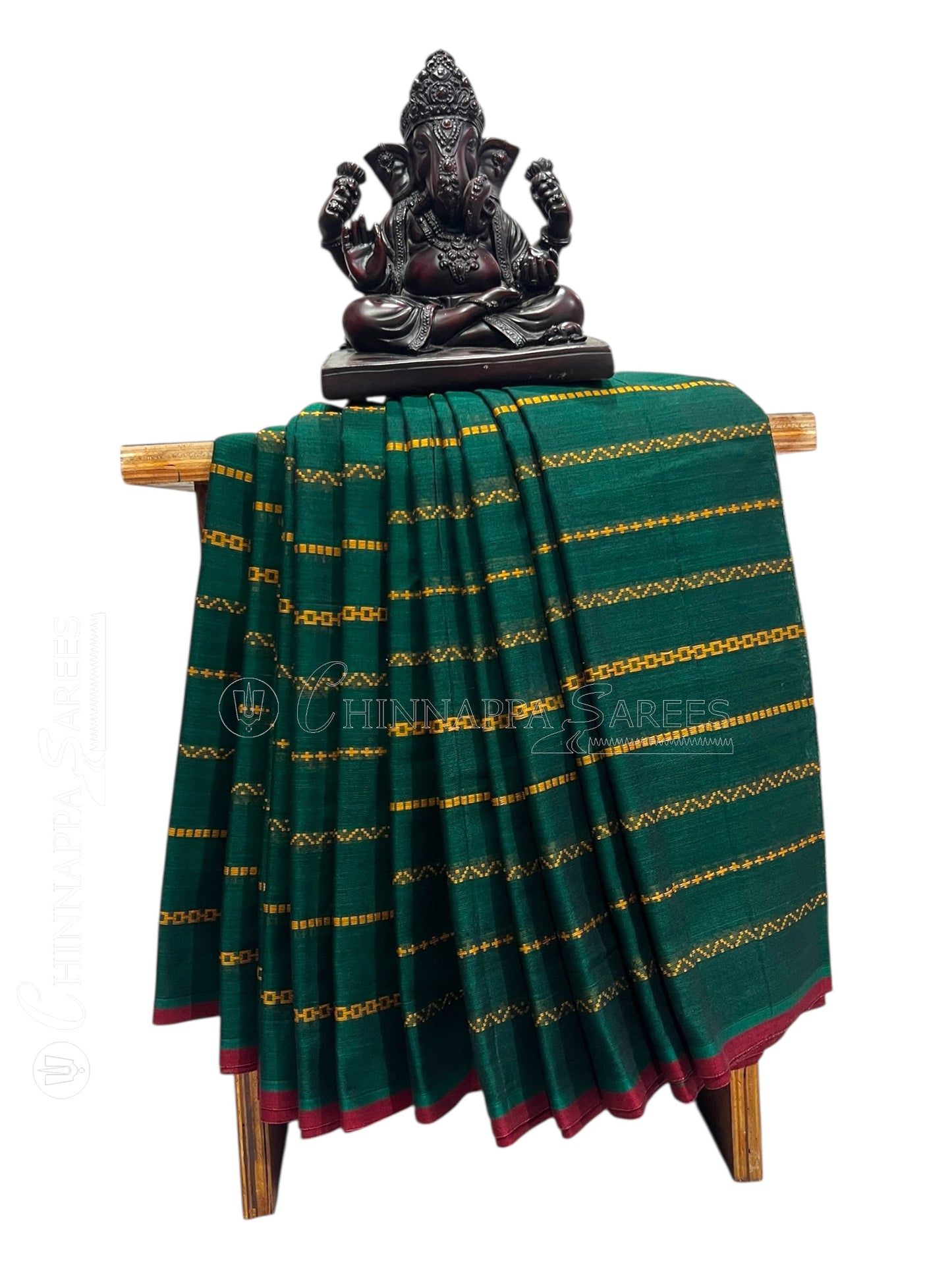 Narayanpet Green Cotton Sarees CS495