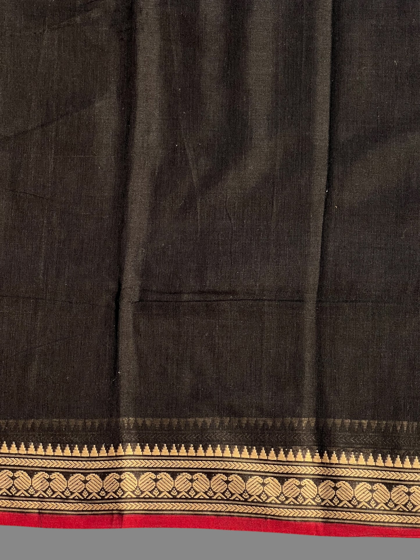 Narayanpet Black Cotton Sarees CS498