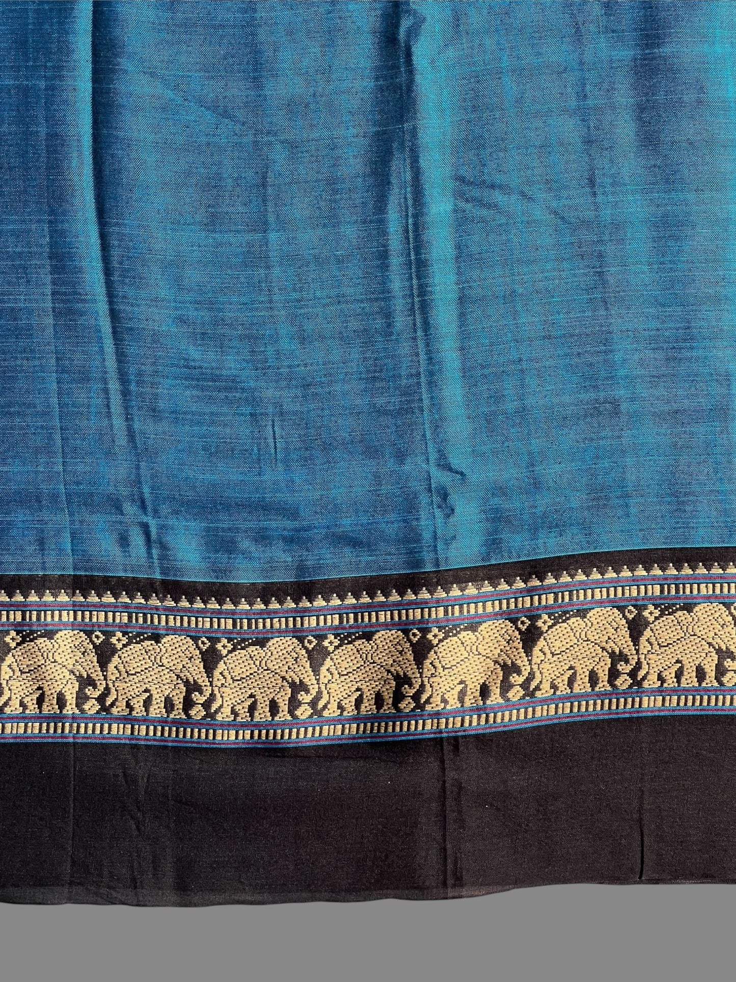 Narayanpet Blue Cotton Sarees CS512