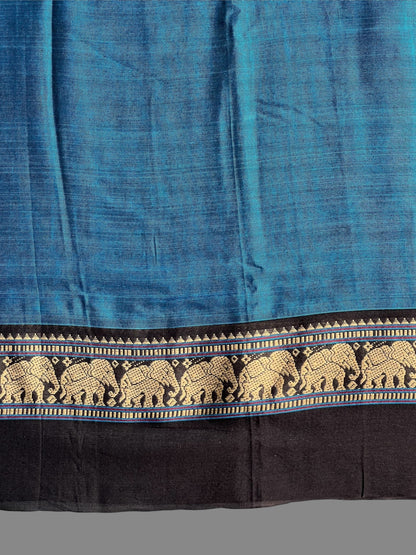 Narayanpet Blue Cotton Sarees CS512